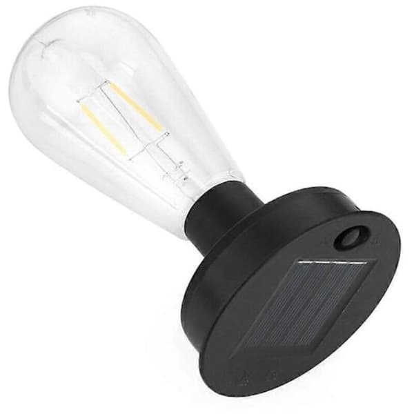 2800K Wolframtråd LED Solcellelampe til Havebelysning, 7cm/8.5cm, til Udendørs Hegn, Dekorativ, 8cm