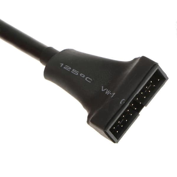 USB 3.0 20-pin til USB 2.0 Hovedkort 9-pin Intern Kabeladapterkontakt