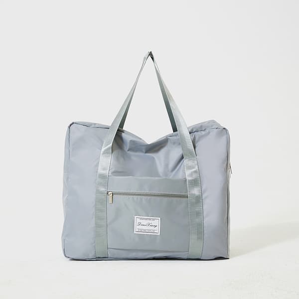 1 stor foldbar kuffert ventetaske rejse lysegrå Light gray
