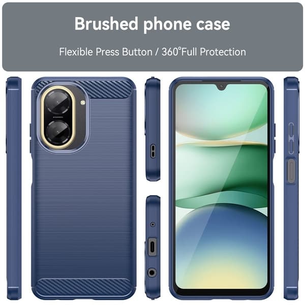 TIL Xiaomi Redmi A5 4G Armor Carbon Shell - Flere farger Blå blue