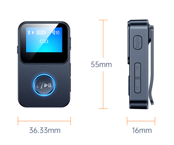 MP3-soitin Bluetooth 5.0 -musiikkisoittimella
