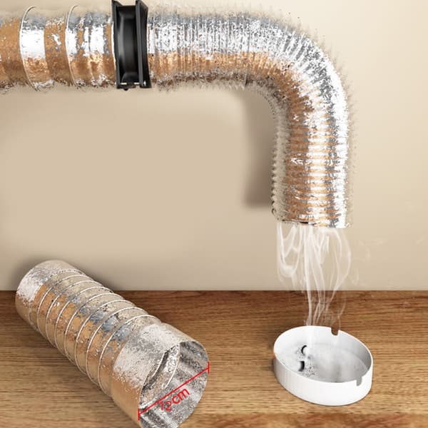 12V Ventilasjonsvifte 80mm Inline Vifte Justerbar Hastighet For Luftkvalitetskontroll
