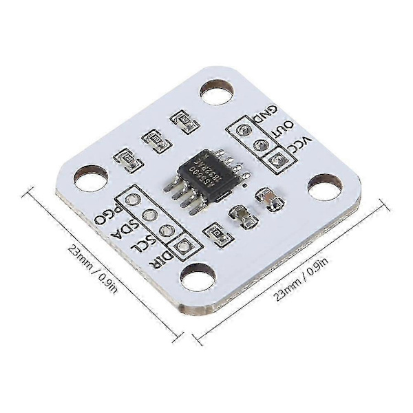 4 stk. As5600 Magnetisk Encoder Magnetisk Induktionsvinkel Målesensor Modul 12bit Høj Præcision