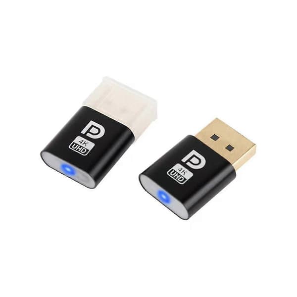 4K Displayport Dummy Plug DP Virtual Display Adapter EDID Headless Ghost Emulator til PC Grafik V