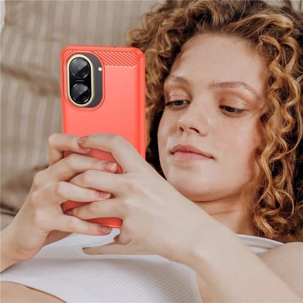 FOR Xiaomi Redmi A5 4G Armor Carbon - Lisää värejä Punainen red