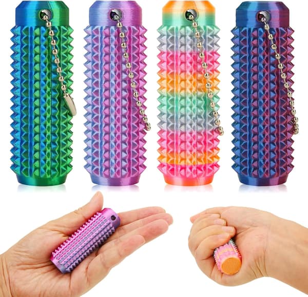 4-pack Little Ouchies Smärtfidget, Smärtstimulerande Fidgetleksaker för Vuxna och Tonåringar 3D-printade Stimulerande Sensoriska Leksaker