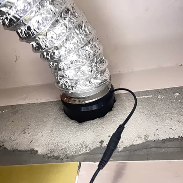 12V Ventilasjonsvifte 80mm Inline Vifte Justerbar Hastighet For Luftkvalitetskontroll