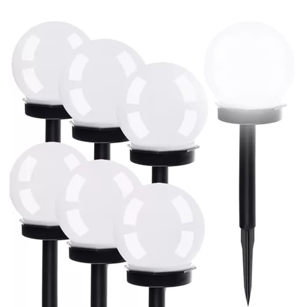 Havelampe Solcelle / Lampe til Haven - 6 stk