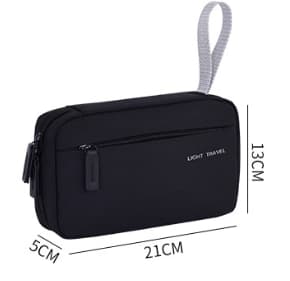 Liten necessär för män - Kompakt & bärbar 21*5*13 cm