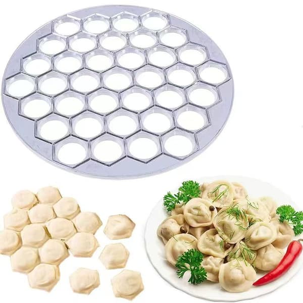 Pelmeni-form, deigform, 37 hull aluminiumslegering deigform