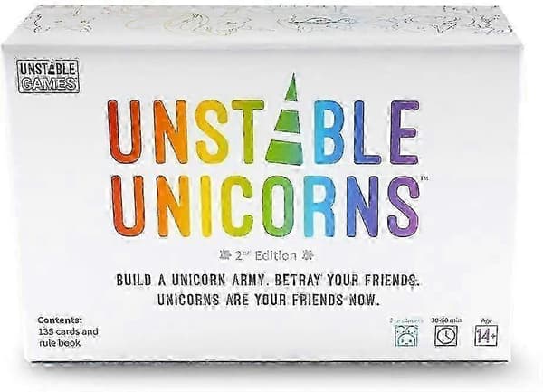 Unstable Unicorns -korttipeli - Strateginen korttipeli ja seurapeli aikuisille
