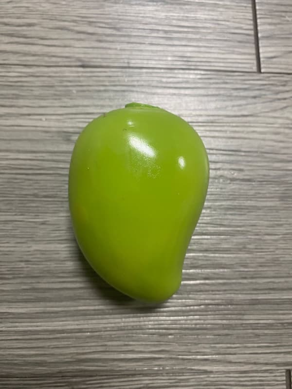 Knasende Mango Squishy ASMR Perlefylt, Sakte Stigende Klemme Mango Mango 8*3.2cm Mango