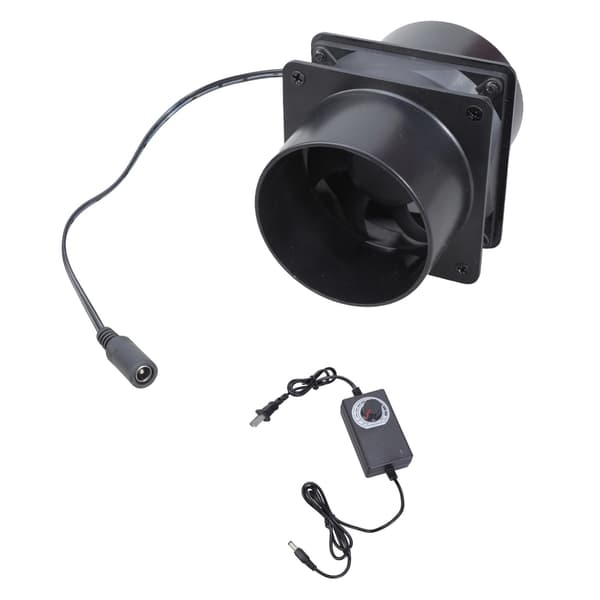 12V Ventilasjonsvifte 80mm Inline Vifte Justerbar Hastighet For Luftkvalitetskontroll
