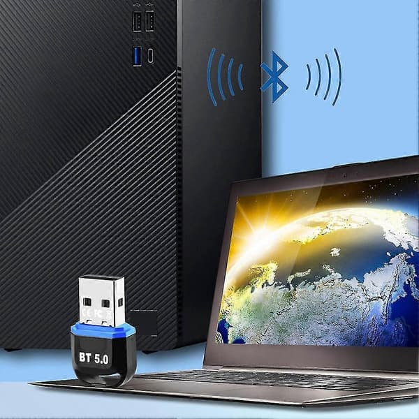 USB Bluetooth 5.0 Adapter Mottaker 5.0 Bluetooth Dongle Adapter for PC Laptop BT Sender