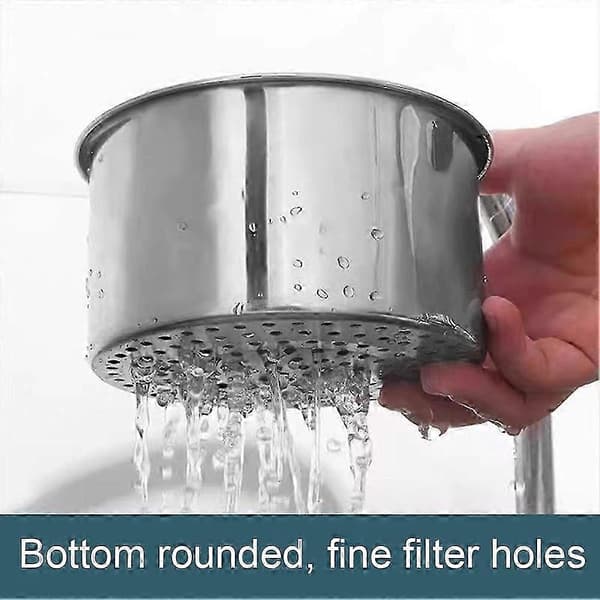Rustfrit stål Svane Vask Si Kurv Filtrerbar Vask Holder Organizer til Køkkenbrug 2 stk 2pcs