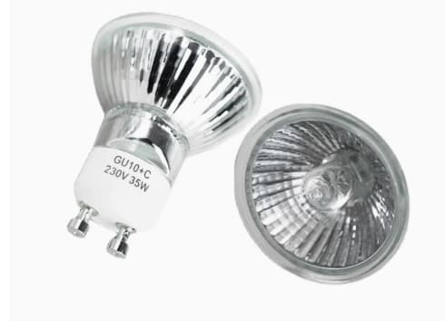 8-pack GU10 halogenlampor 35W 220V Aromaterapi Ljusvärmare Lampa