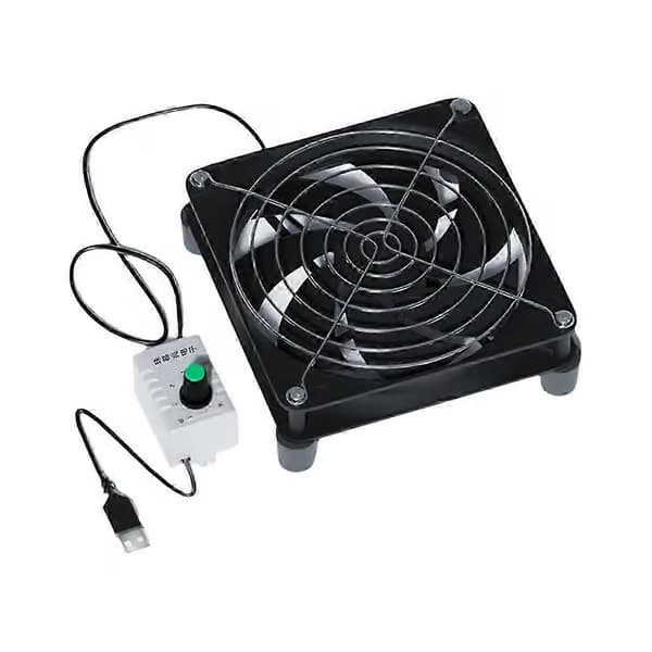 USB 5V Køleventilator Stærk Vindkraft Hurtig Køling 120mm Køleventilator til Router PC Køler TV Boks med