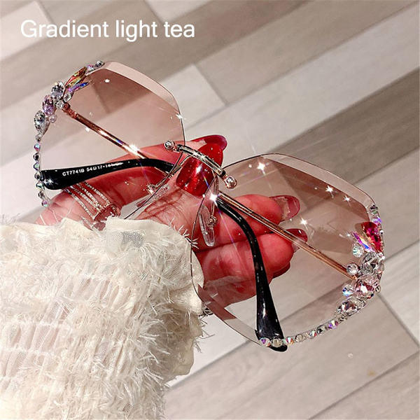 Strass Solglasögon Ramlösa Solglasögon Gradient Ljust Te Gradient light tea
