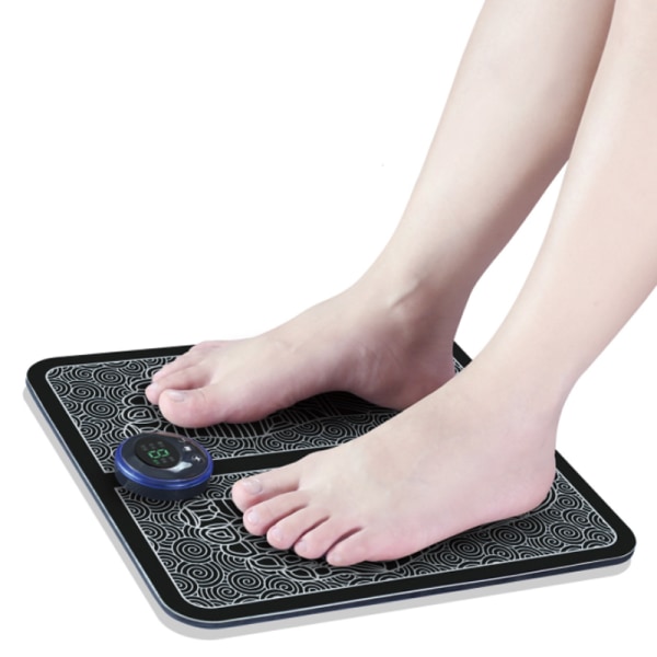 Smart EMS Massage Pad Fot Puls Fysioterapi Fotpad Micro Current Fotmassager