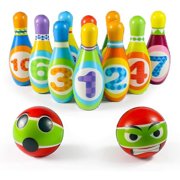 Bowlingleksak Set Inomhus Baby Bowling Spel Pedagogiska leksaker