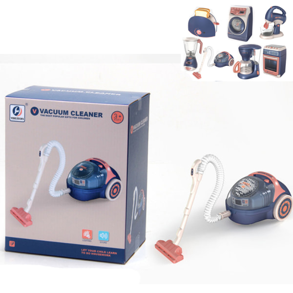 Barn Köksleksaker Flickor Rollspel Låtsas Cook Set Toy Vacuum cleaner