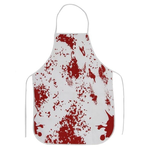 2st Bloody Förkläde Blodbad Skrämmande Halloween Inredning Kök Matlagning Slaktare Skräck Kostym Tillbehör
