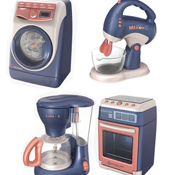Barn Köksleksaker Flickor Rollspel Låtsas Cook Set Toy Vacuum cleaner