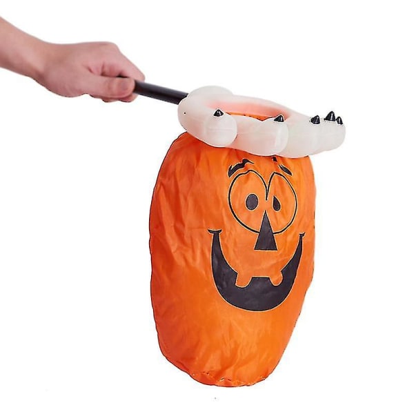 Halloween Treat Bags - Halloween Cookie Bags Godispåsar - Trick Or Treat Presentpåsar med långa handtag
