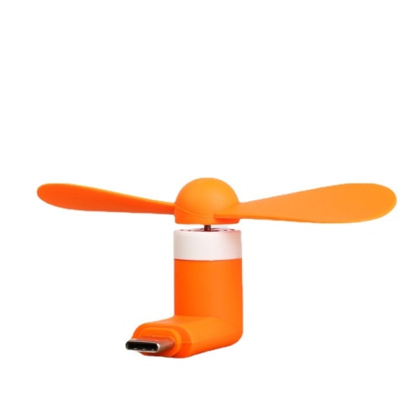 USB C-fläkt är ett måste för att kyla ner på sommaren Orange