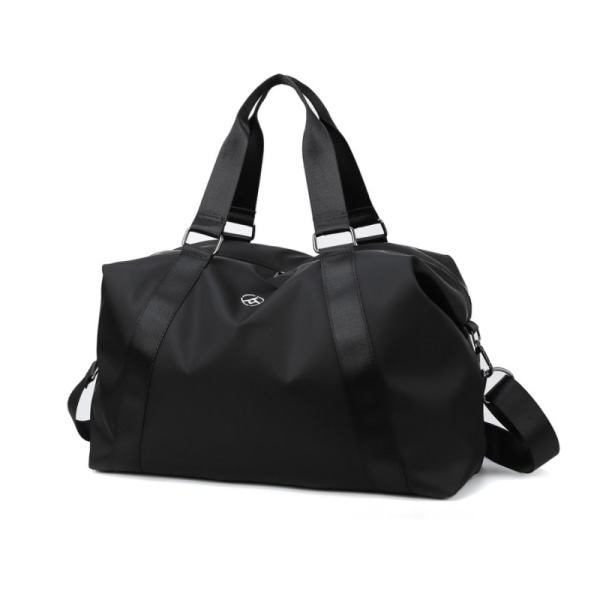 Resväska bärbar väska för män och kvinnor med stor kapacitet Black