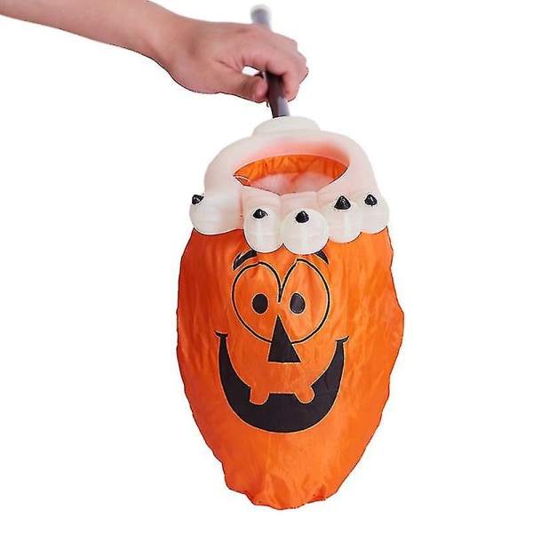 Halloween Treat Bags - Halloween Cookie Bags Godispåsar - Trick Or Treat Presentpåsar med långa handtag