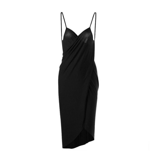 Dam Bikini Cover Up Sarong Beach Long Dress Cover klänning BLACK XL