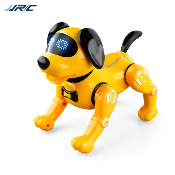 Rc Smart Robot Hund Elektrisk Trådlös Fjärrkontroll Leksak Sjung Dans Gå För yellow