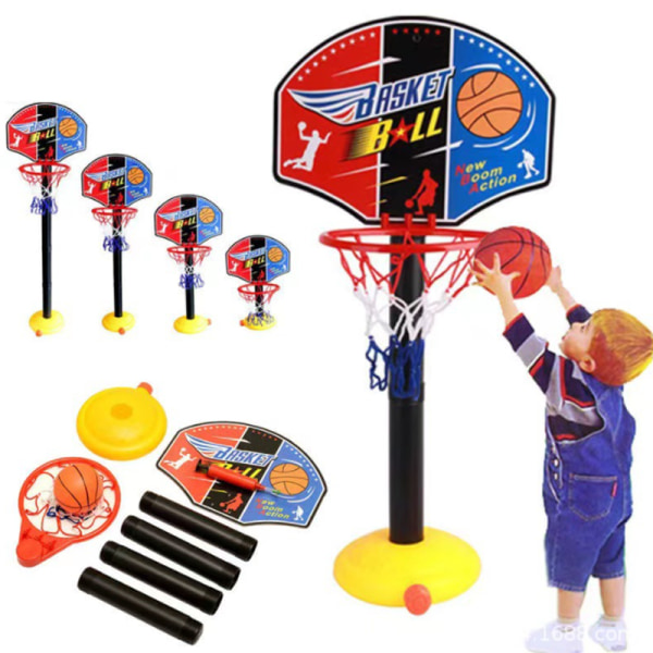Basketställ Mini Justerbar Set Hoop Backboard Spelleksak