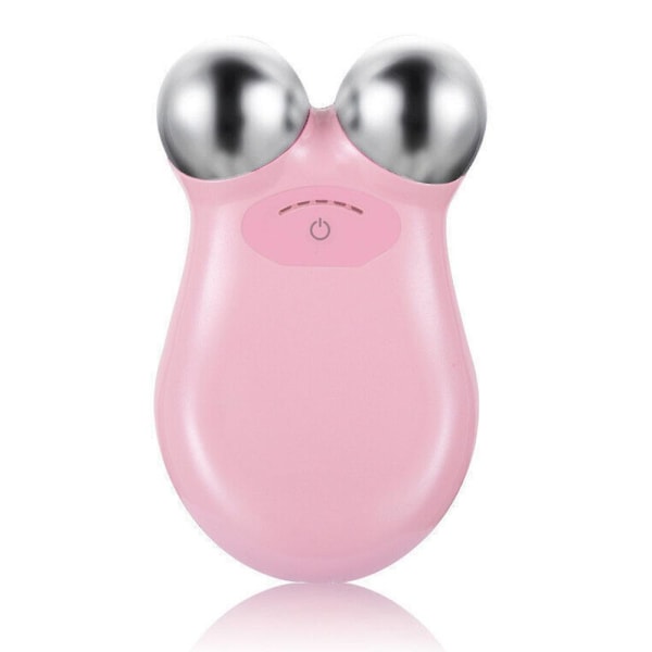 Face Skin Ems Microcurrent Tightening Lifting Device Massager Facial Beauty Machine Pink