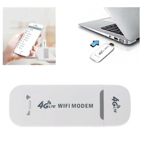 4g trådlöst internet kortfack plugga in bärbar terminal USB Unicom Telecom  router bärbar wifi white 2cdc | white | Fyndiq