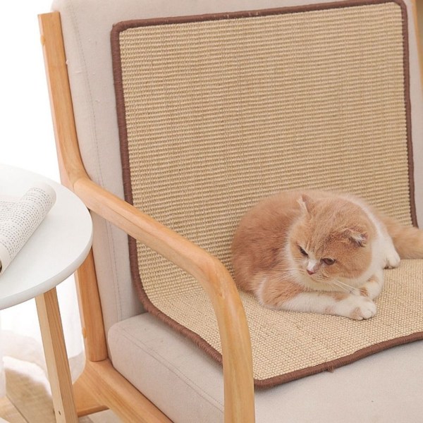 Skyddstillbehör imiterad sisal katt skrapbräda fäller inte smulor för att skydda soffan 30*40