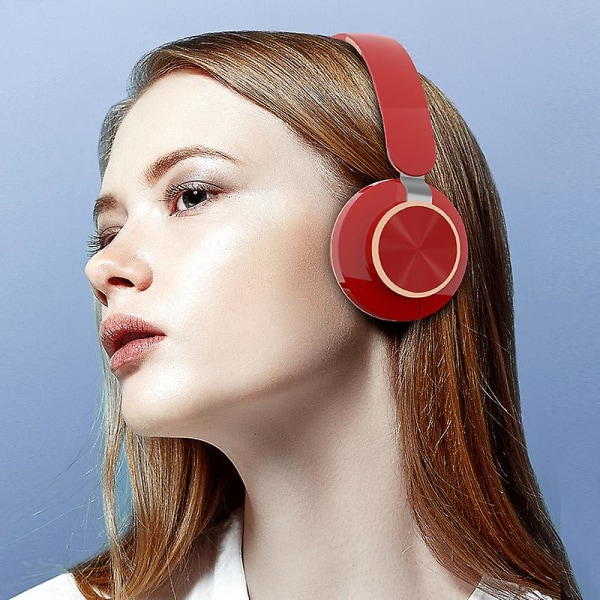 Pannband Bluetooth Headset Vikbart infällbart Game Headset vit white