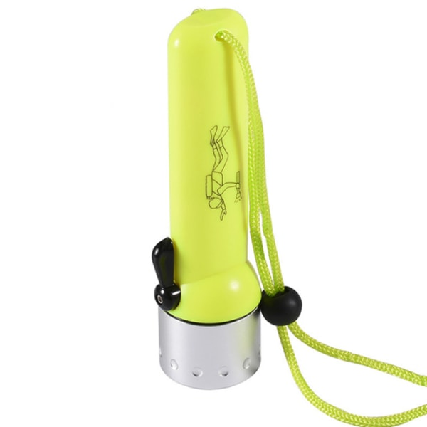 Dykning Ficklampa Undervattensficklampa Vattentät Bright Diving Ficklampa för Dykning Fiske Camping 2pcs