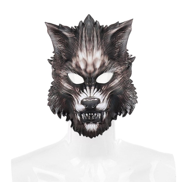 Wolf Mask Masquerade Wolves Masks Retro Werewolf Party Mask För Vuxen Halloween Dekorationsfest style 2