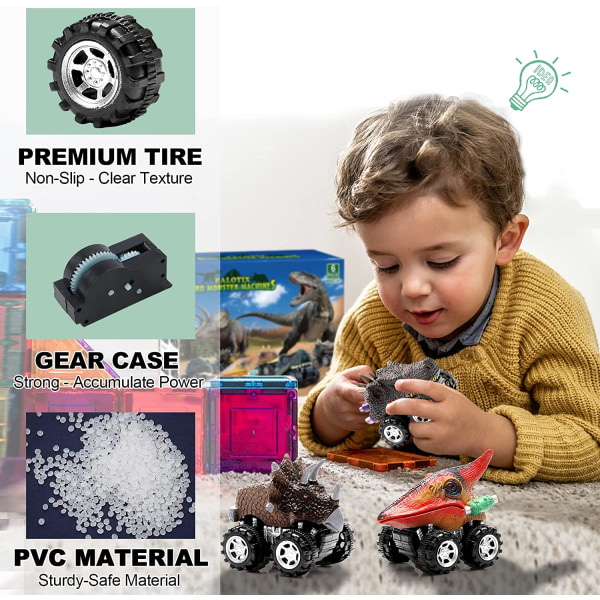 Pullback leksaksbil, barns vetenskapliga och kognitiva modell c8d5