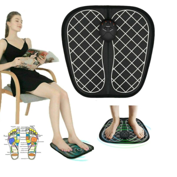 Fotfysioterapi massagedyna fotmassagemaskin ems smart akupunktur fotmassageapparat