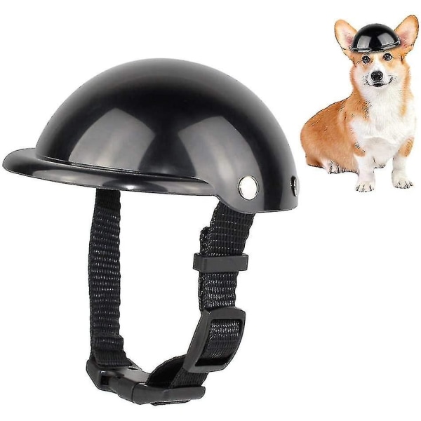 Husdjurshjälm Hundhjälm Bildjurhjälm Cool Dog Hat Justerbar cap Hundhjälm Pet Bike S