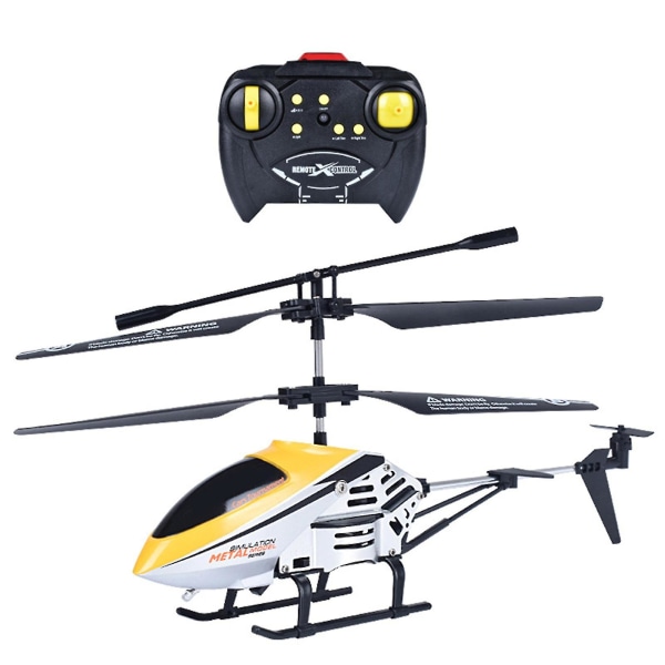 Mini Rc Helikopter Infraröd Suspension Induction Aircraft Yellow