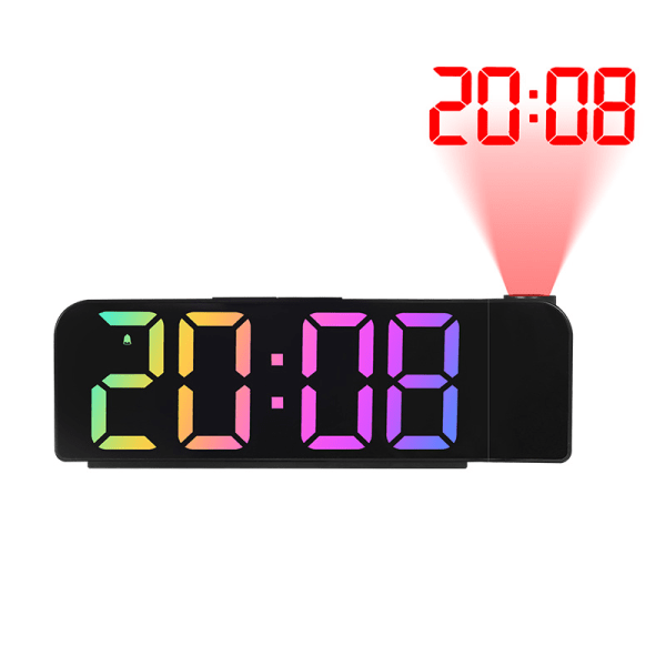Väckarklocka Projektionsväckarklocka LED digital väckarklocka style7