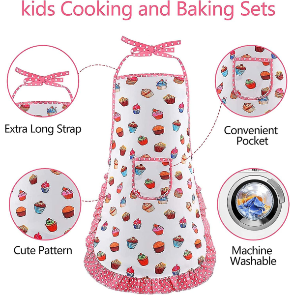 Barnleksak, Barn Matlagning Och Bakning Set 26st Kids Chef Set