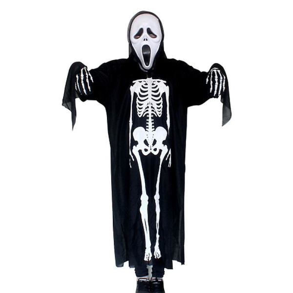 Halloween kostymer Skalle Skelett Cosplay outfit för barn Vuxna  Karnevalsfest Fancy Dress Up Performance Adult Costume Mask Gloves a6f5 |  Adult | Costume Mask Gloves | Fyndiq