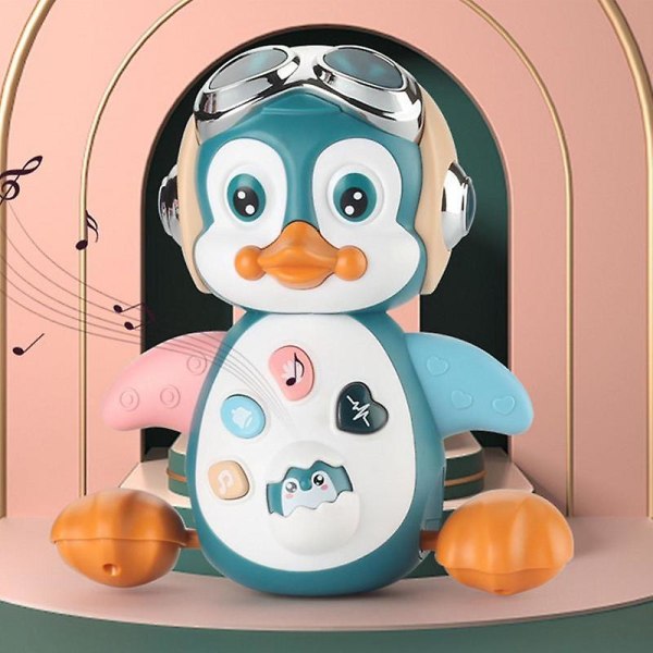 Baby Crawling Penguin Toys Musical Penguin Moving Toy