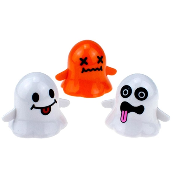 Windup White Ghost Söt Halloween presentleksak för barn FT06 FT06