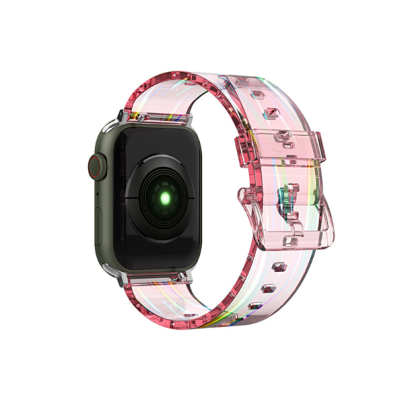 Lämplig för Apple Watch -rem Transparent rem kan ersätta smart Apple Watch rem powder 38 to 41